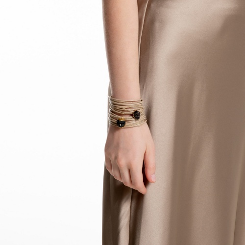 Браслет Katerina Vassou, Happiness, с друзой агата, KV25.1-403167GBLACK черный фото 2